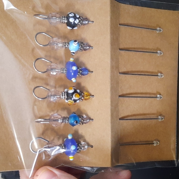 Appetizer pics🍢🍸🍡hand beaded. Boho Dots. - Picture 2 of 3